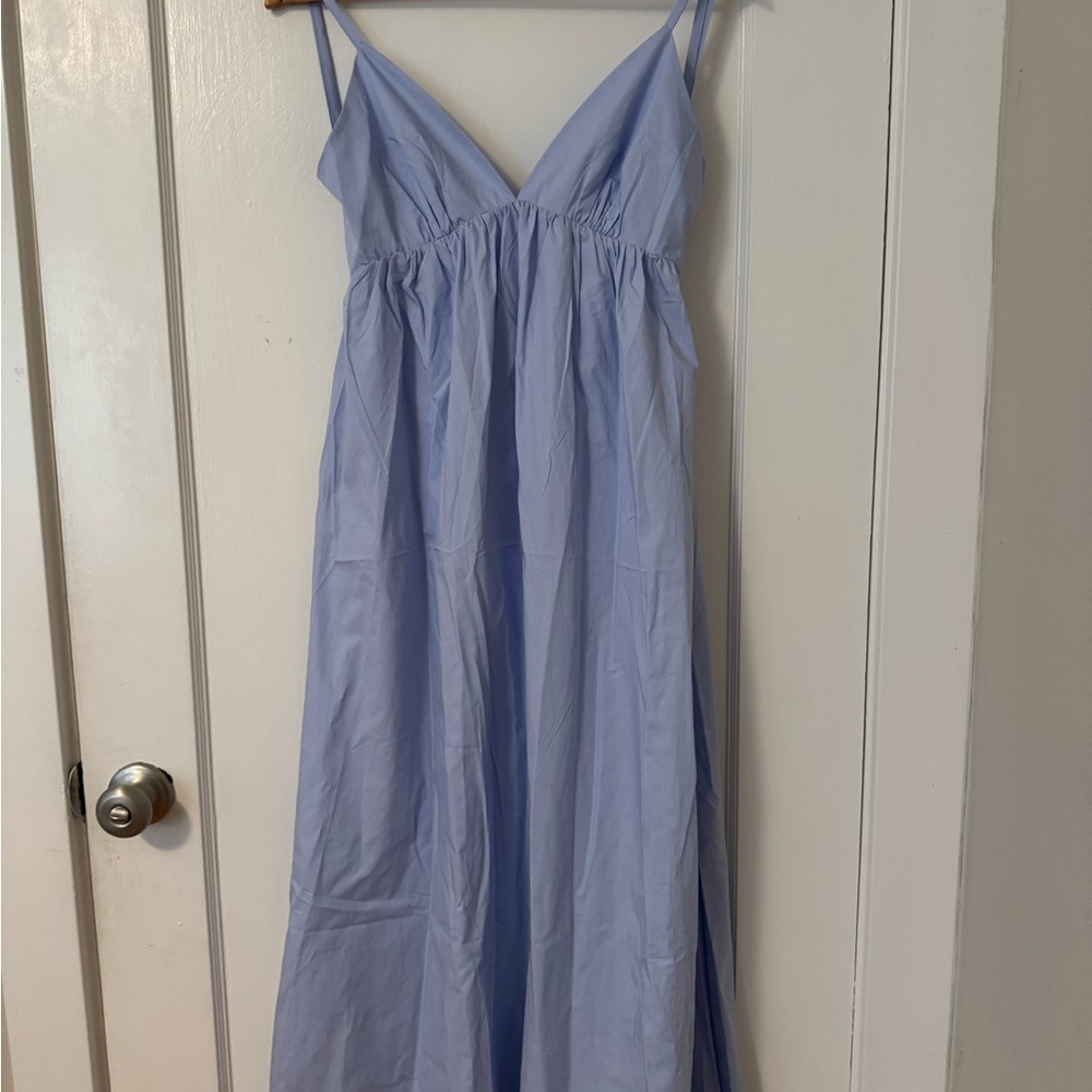 Commense Light Blue Maxi Dress